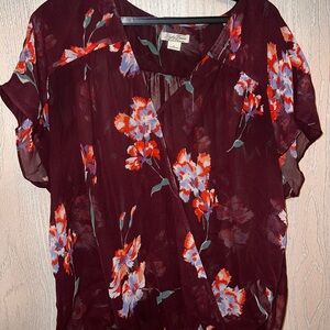 Lucky Brand Floral Blouse
